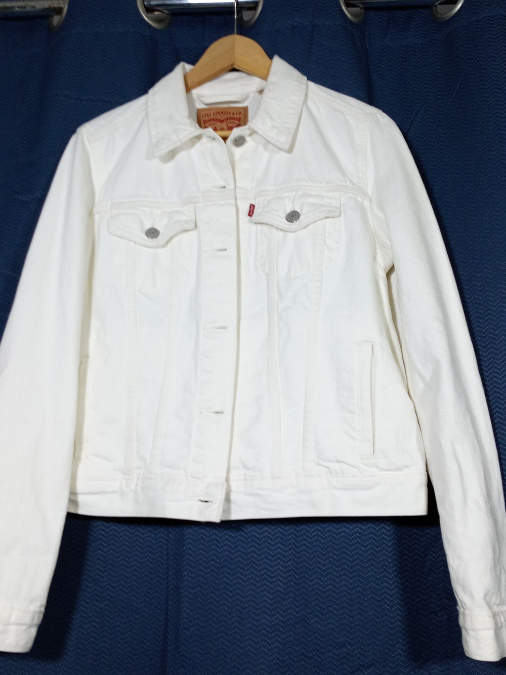 Levi's White Denim Trucker Jacket